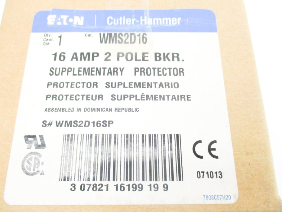 CUTLER HAMMER WMS2D16 415V 16A NSMP