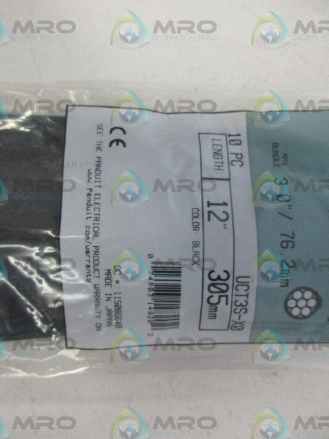 PANDUIT UCT3S-XO UATRA-CINCH TIE (PK OF 10) *NEW IN ORIGINAL PACKAGE*