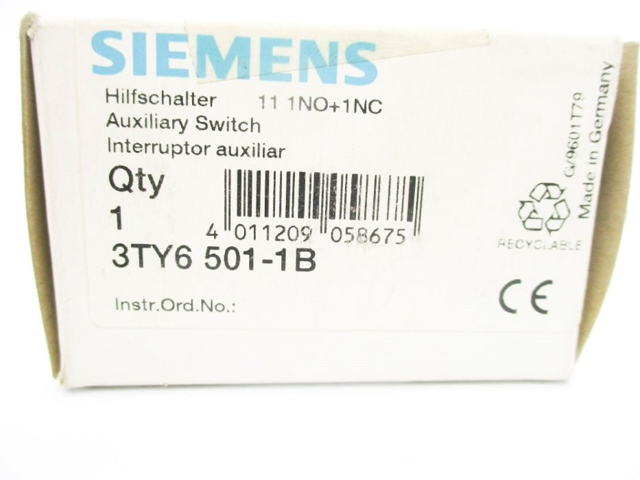 SIEMENS 3TY6501-1B (BLACK) NSMP