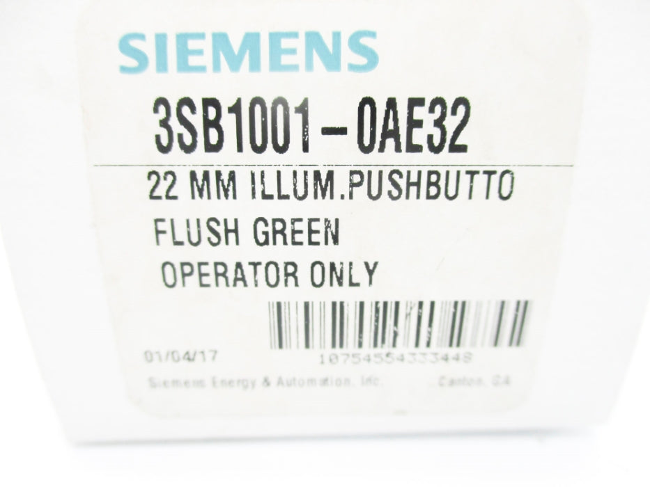 SIEMENS 3SB1001-0AE32 NSMP