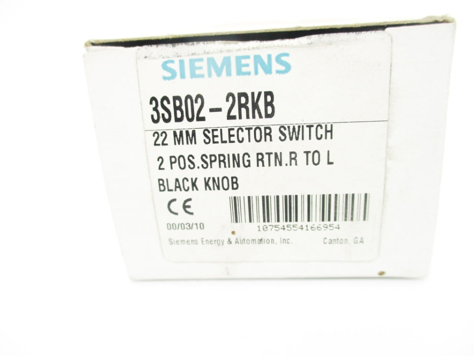 SIEMENS 3SB02-2RKB NSMP