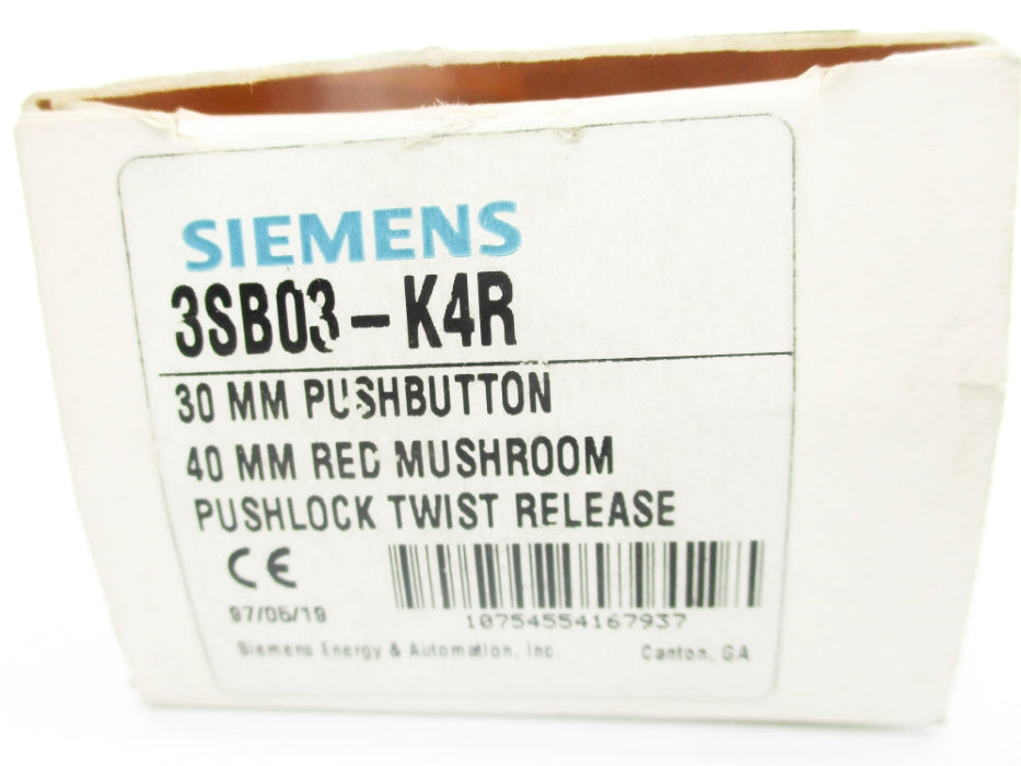 SIEMENS 3SB03-K4R NSMP