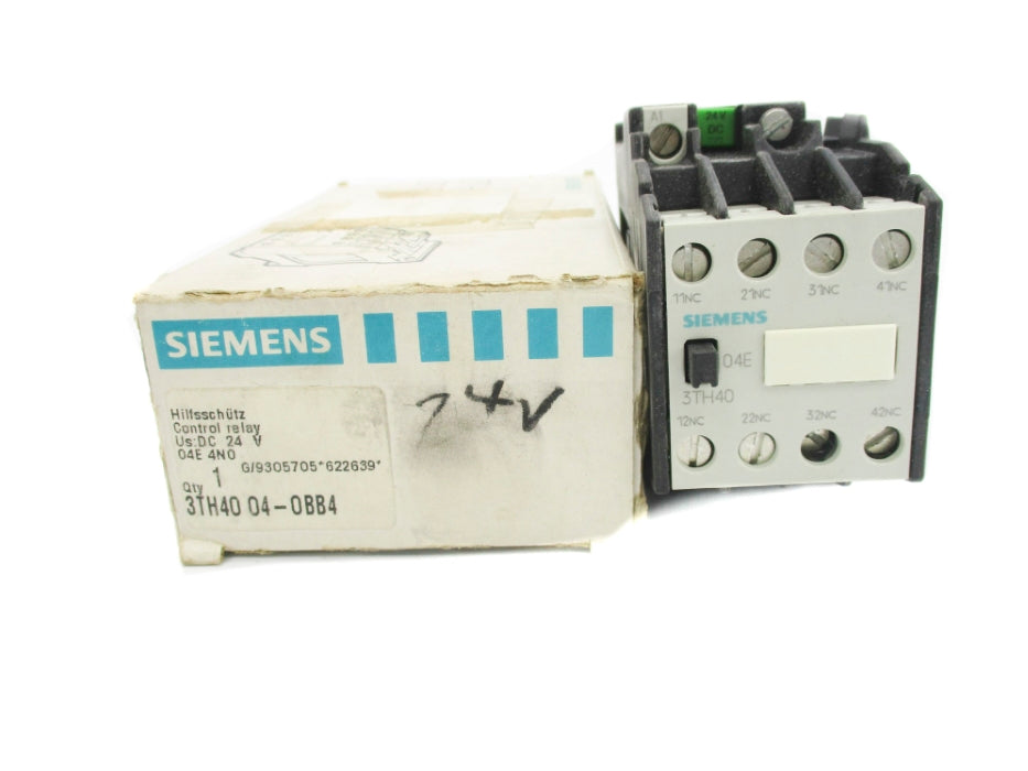 SIEMENS 3TH4004-0BB4 24VDC 10A NSMP