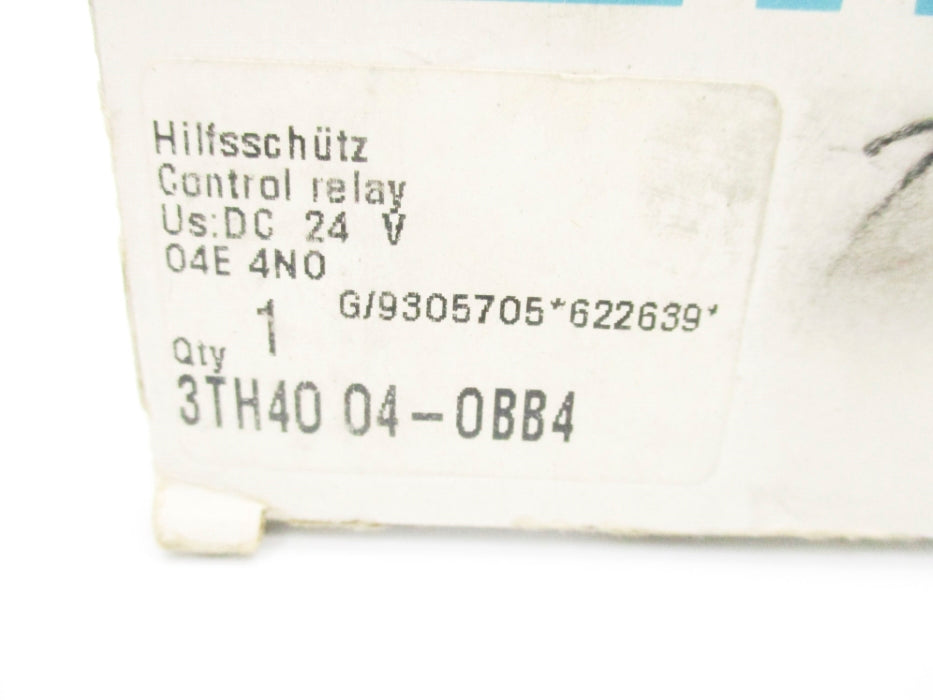 SIEMENS 3TH4004-0BB4 24VDC 10A NSMP