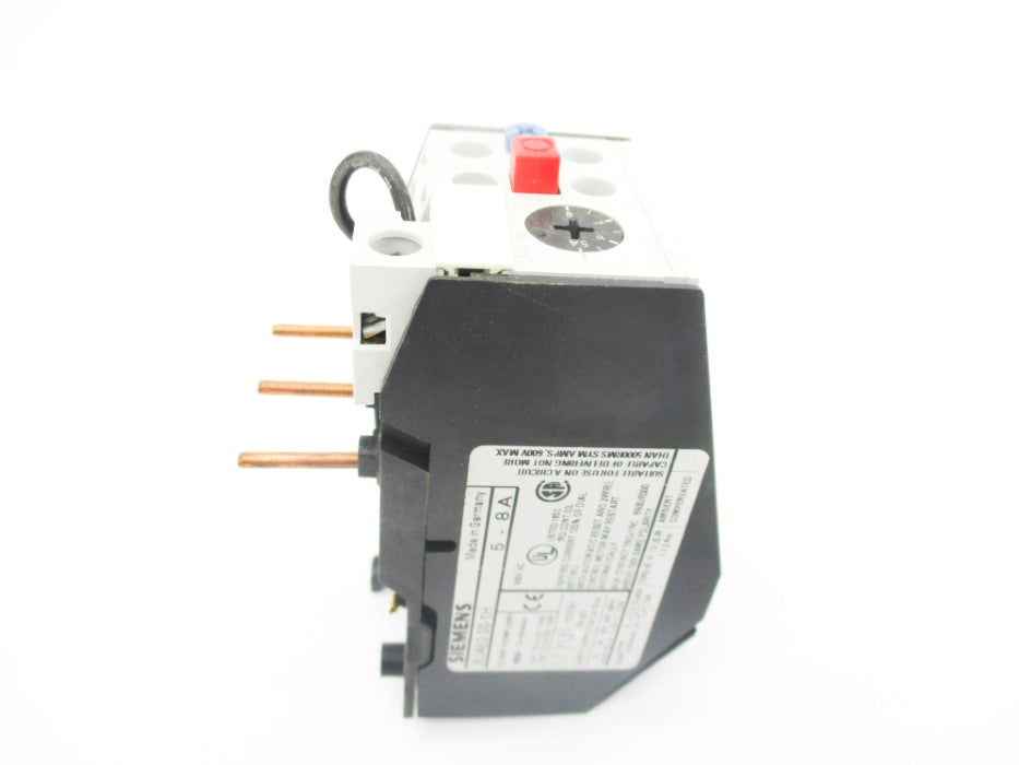 SIEMENS 3UA5200-1H 600VAC 5-8A NSMP