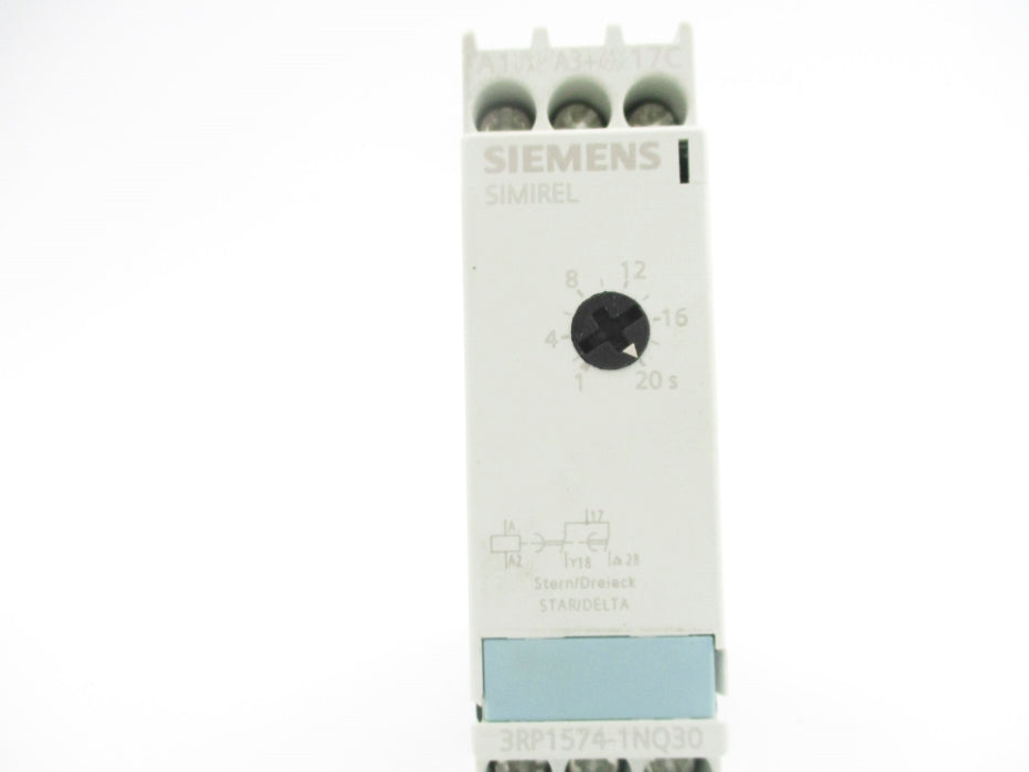 SIEMENS 3RP1574-1NQ30 100-127VAC 4A 1-20S NSMP