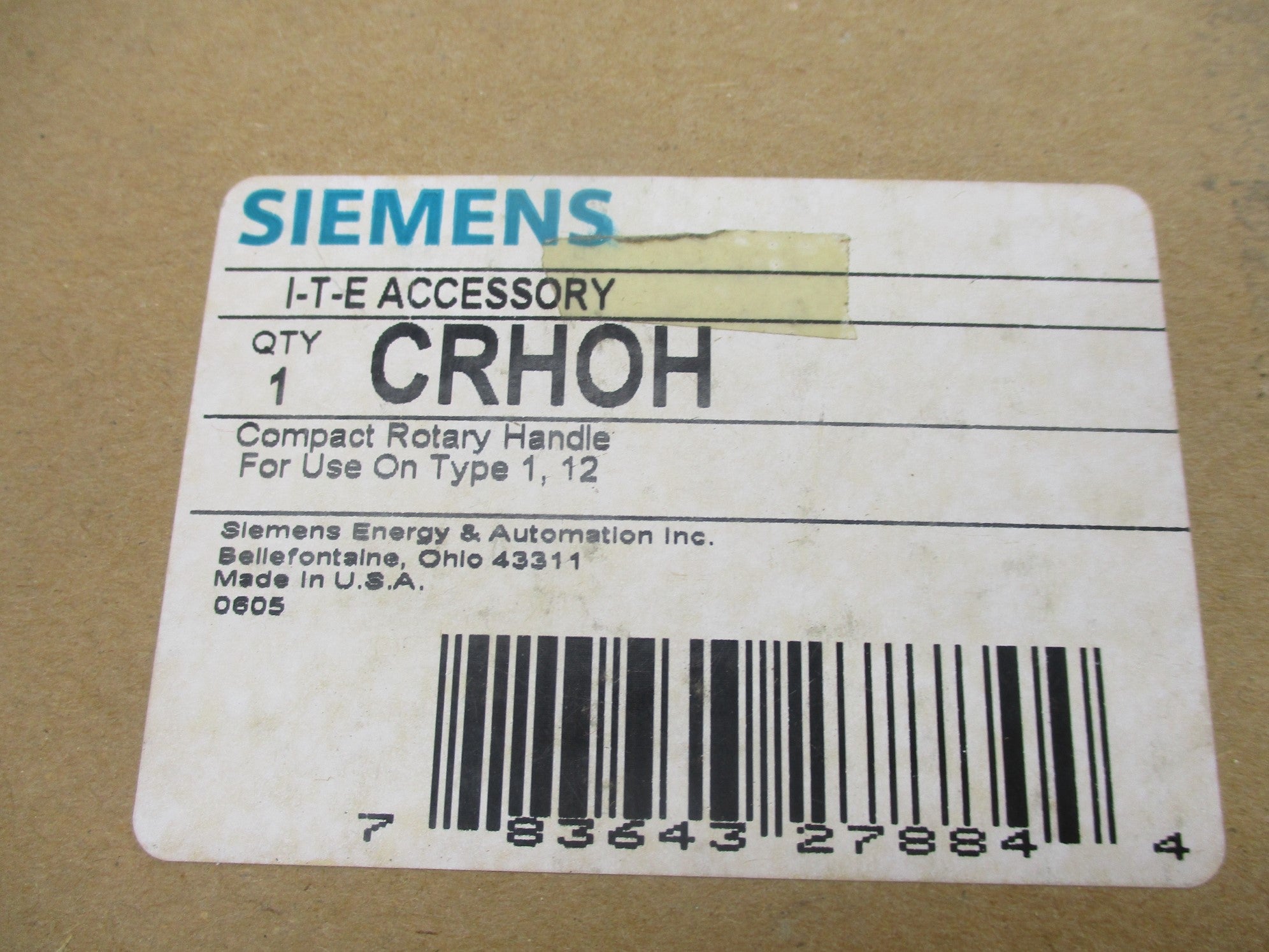 SIEMENS CRHOH NSMP