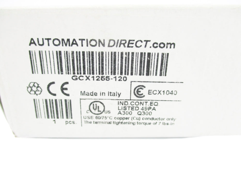 AUTOMATION DIRECT GCX1255-120 (AS PICTURED) NSMP