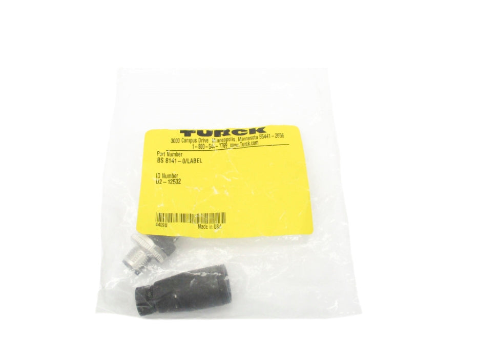 TURCK BS8141-0/LABEL U2-12532 NSMP