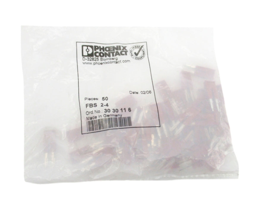 PHOENIX CONTACT FBS2-4 3030116 (PKG OF 50) NSMP