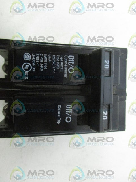 CUTLER HAMMER BR220/C220 CIRCUIT BREAKER 20A *NEW NO BOX*