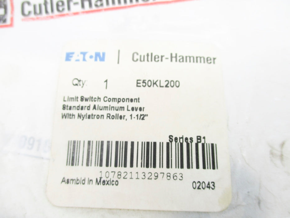CUTLER HAMMER E50KL200 SER. B1 1-1/2" NSMP