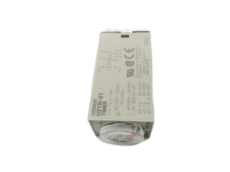 OMRON H3YN-21 100-120VAC 5A 1-10MIN/1H-10H NSMP