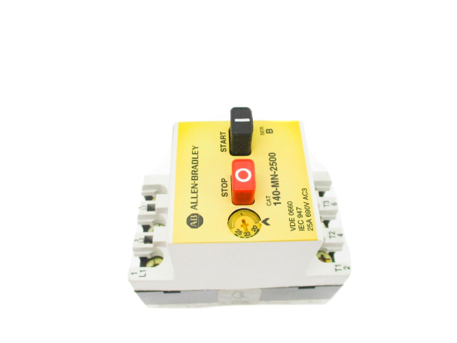 ALLEN BRADLEY 140-MN-2500 SER. B (WH/YL) NSMP