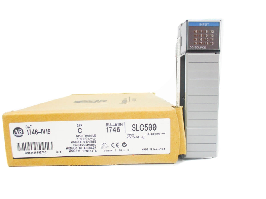 ALLEN BRADLEY 1746-IV16 SER. C 30VDC NSMP