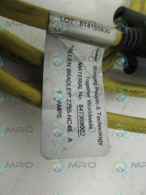 ALLEN BRADLEY 2755-NC48 PROGRAMMING CABLE (AS PICTURED) *USED*
