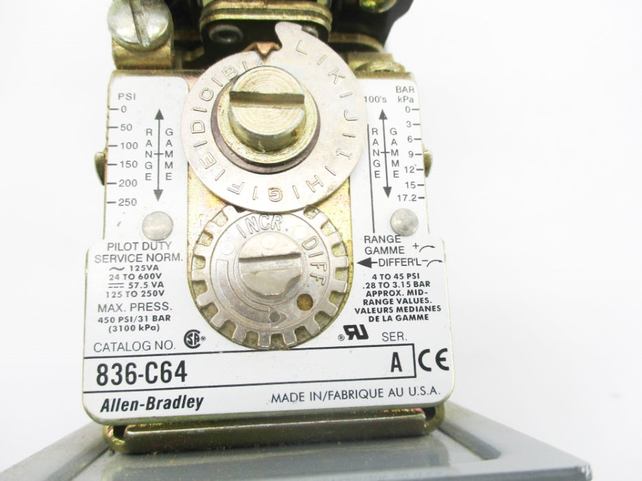 ALLEN BRADLEY 836-C64 SER. A NSNP