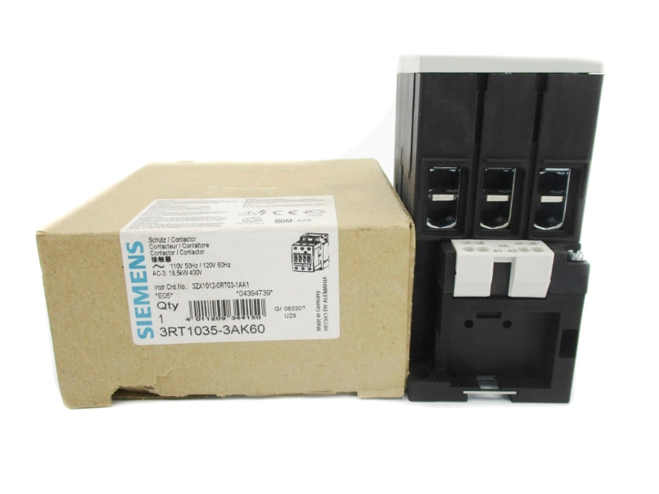 SIEMENS 3RT1035-3AK60 110-120V NSMP
