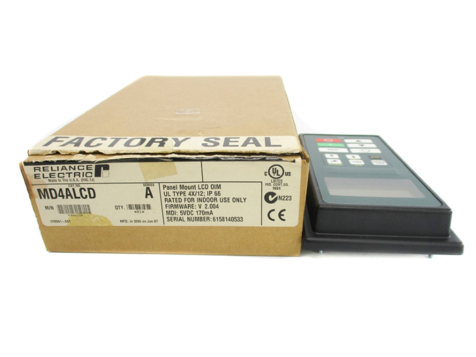 RELIANCE ELECTRIC MD4ALCD SER. A F/W V2.004 NSMP