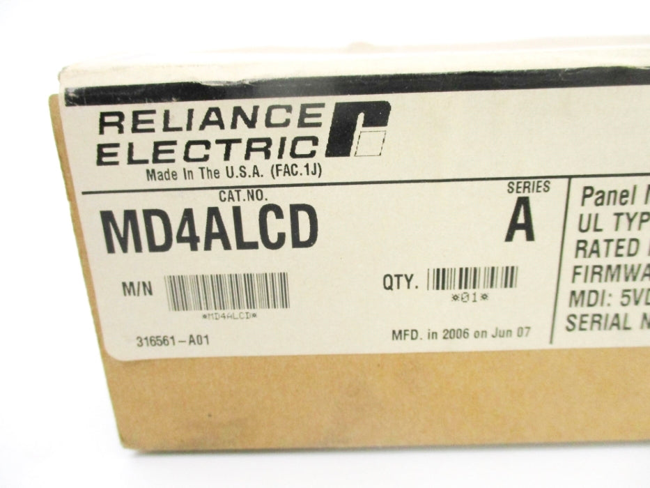 RELIANCE ELECTRIC MD4ALCD SER. A F/W V2.004 NSFS