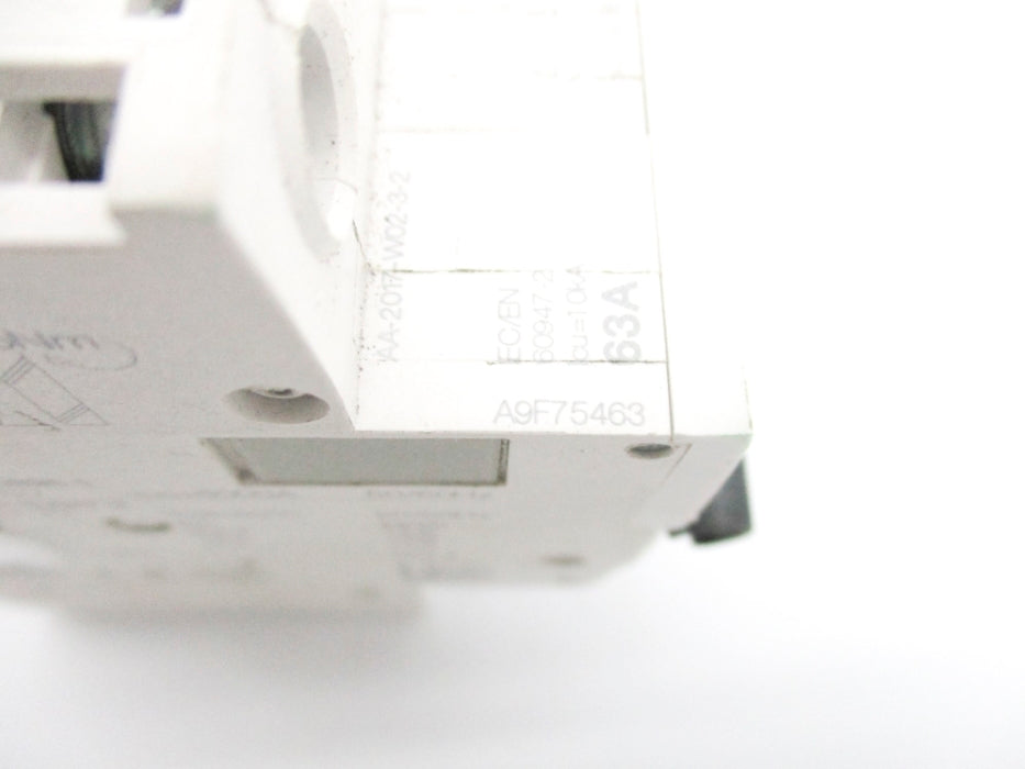 SCHNEIDER ELECTRIC A9F75463 400V 63A (AS PICTURED) UNMP