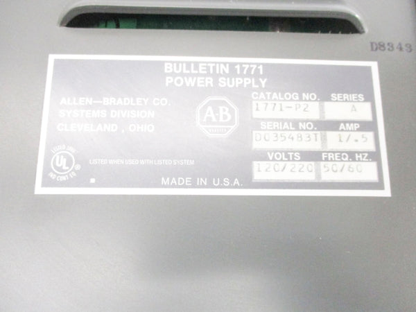 ALLEN BRADLEY 1771-P2 SER. A NSNP