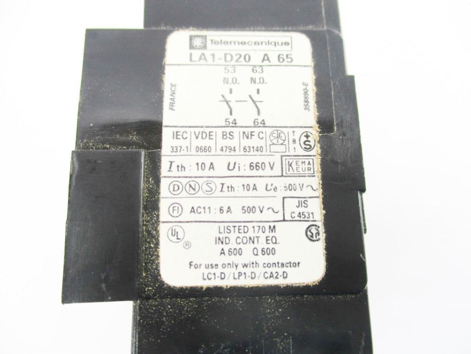 TELEMECANIQUE LA1-D20A65 NSNP