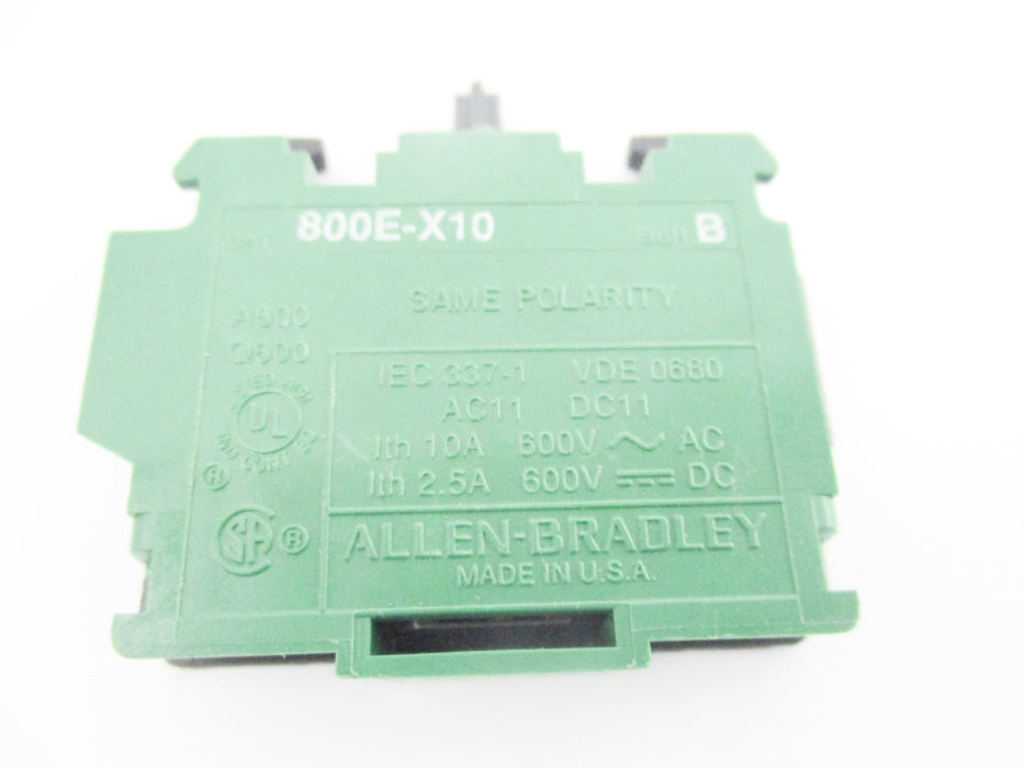 INDUSTRIAL SPARE PART 800E-X10 SER. B 600VAC/DC 10A NSNP