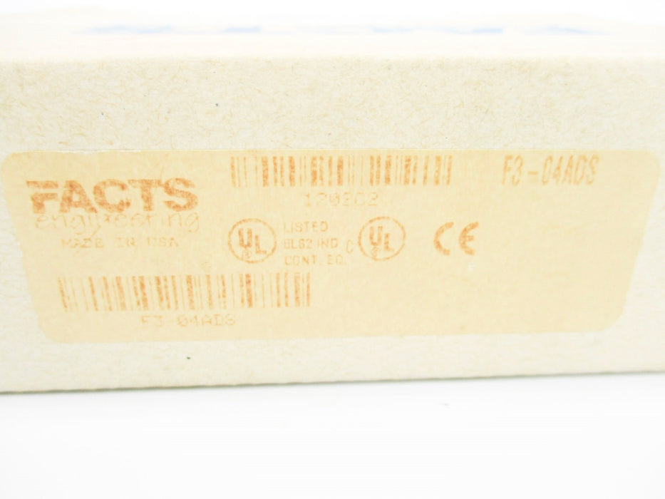 AUTOMATION DIRECT F3-04ADS NSMP