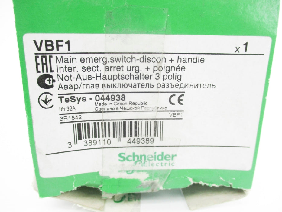 SCHNEIDER ELECTRIC VBF1 044938 NSMP