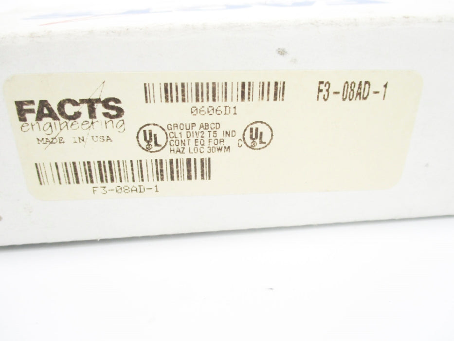 AUTOMATION DIRECT F3-08AD-1 NSMP