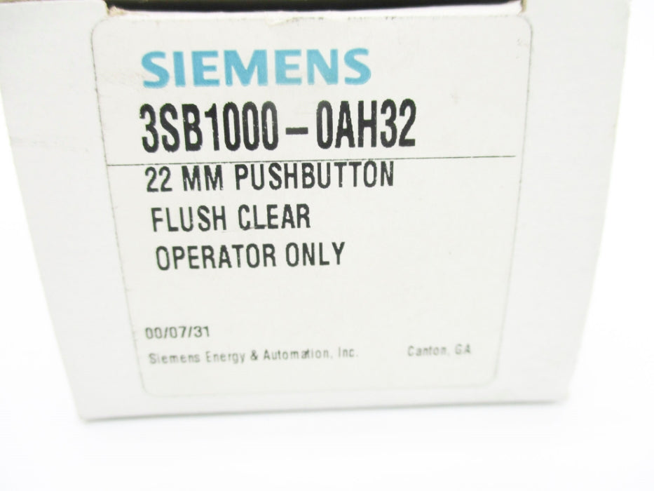 SIEMENS 3SB1000-0AH32 NSMP