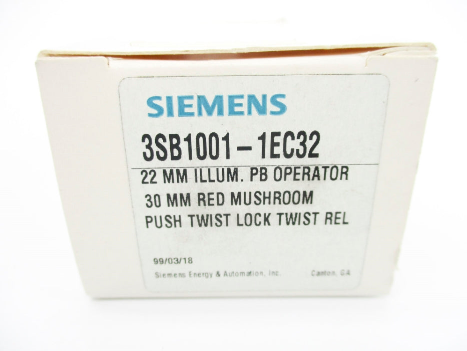 SIEMENS 3SB1001-1EC32 NSMP