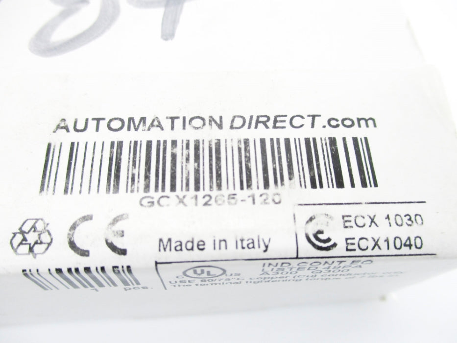 AUTOMATION DIRECT GCX1265-120 NSFS