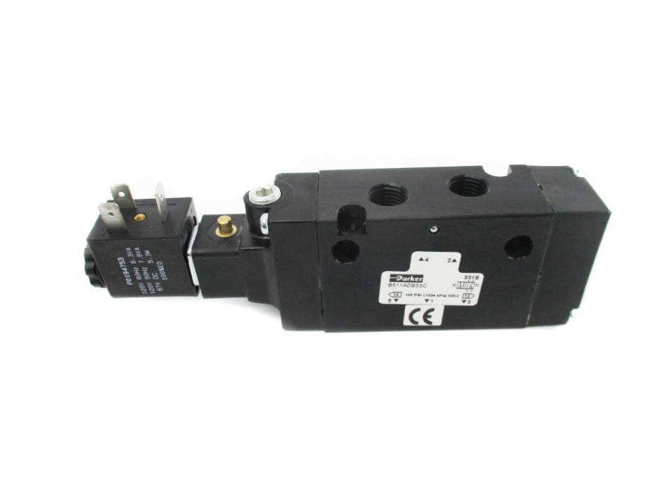 PARKER B511ADB53C 120V 67VDC 145PSI UNMP