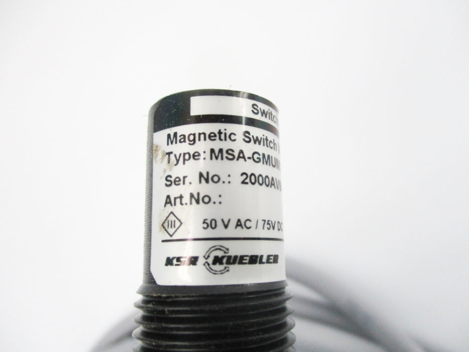 KSR KUEBLER MSA-GMUM18-4PVC NSNP