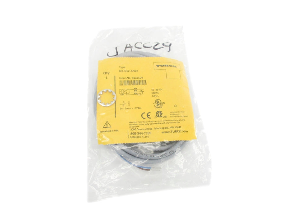 TURCK BI2-G12-AN6X 4635500 NSMP