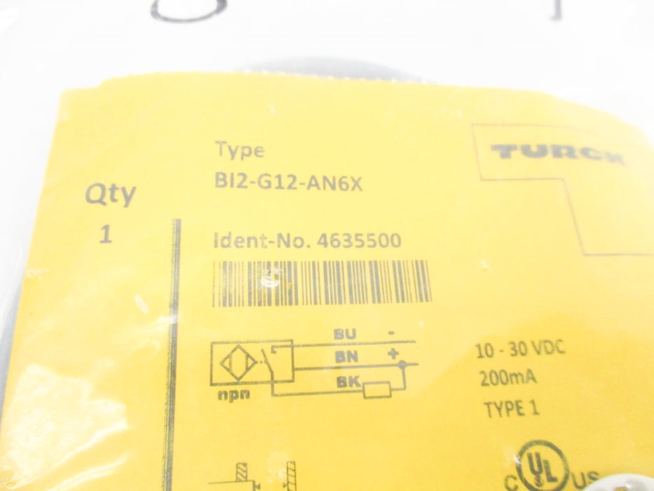TURCK BI2-G12-AN6X 4635500 NSMP