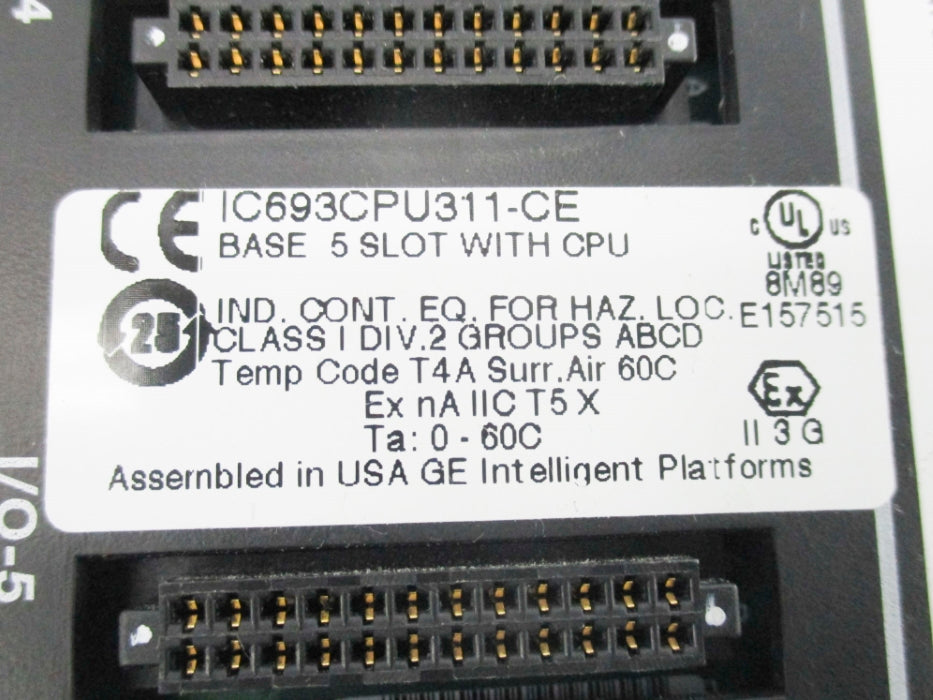 GENERAL ELECTRIC IC693CPU311-CE UNMP