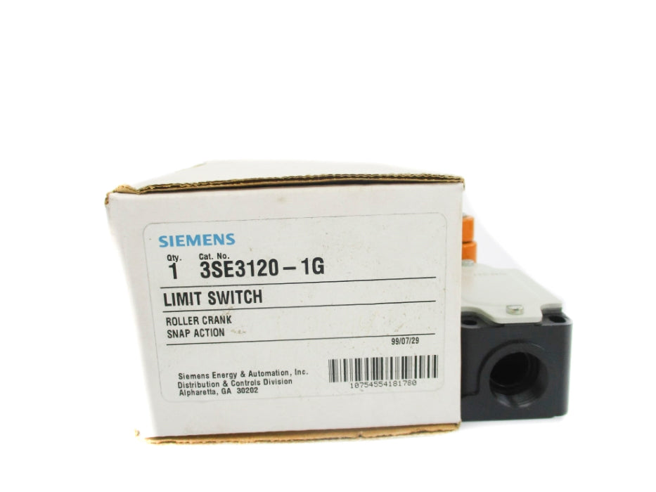 SIEMENS 3SE3120-1G 600VAC 10A NSMP