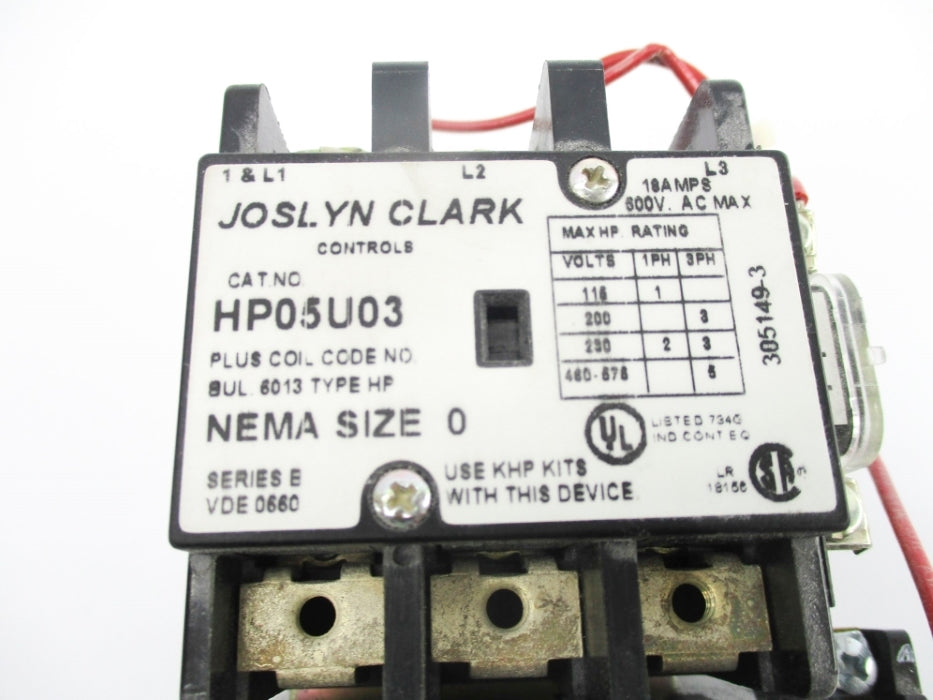 JOSLYN CLARK HP05U03 120V UNMP