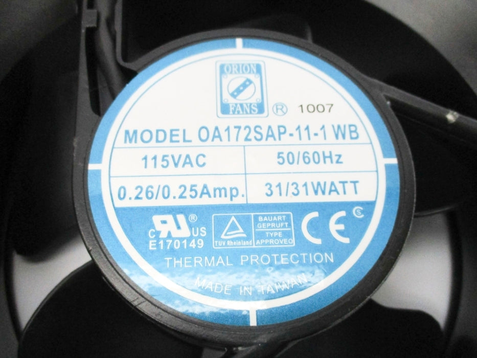 ORION FANS OA172SAP-11-1WB NSNP