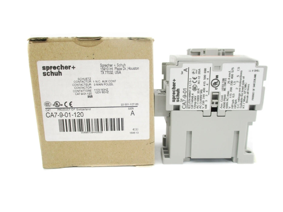 SPRECHER+SCHUH CA7-9-01-120 SER. A 110/120V 32A NSMP