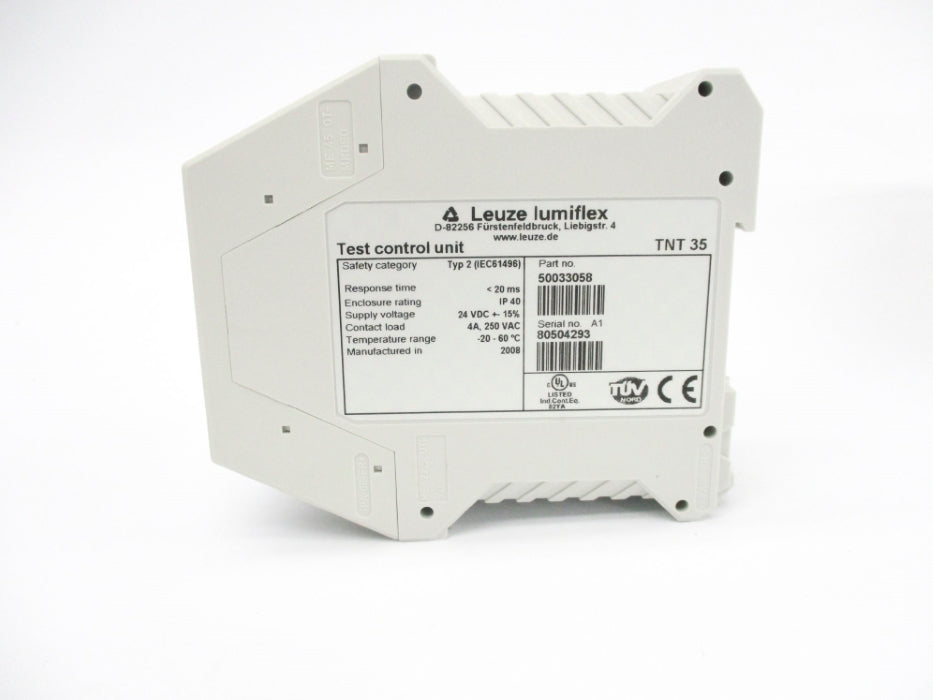 LEUZE LUMIFLEX TNT35 50033058 24VDC/250VAC 4A NSMP