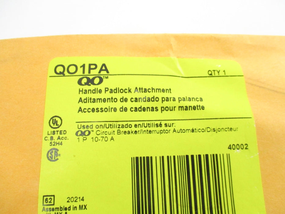 SQUARE D QO1PA NSMP