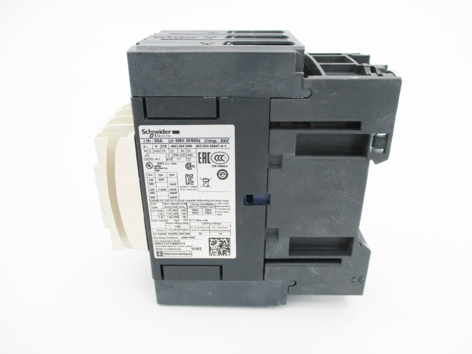 SCHNEIDER ELECTRIC LC1D50AG7 120V (AS PICTURED) NSNP