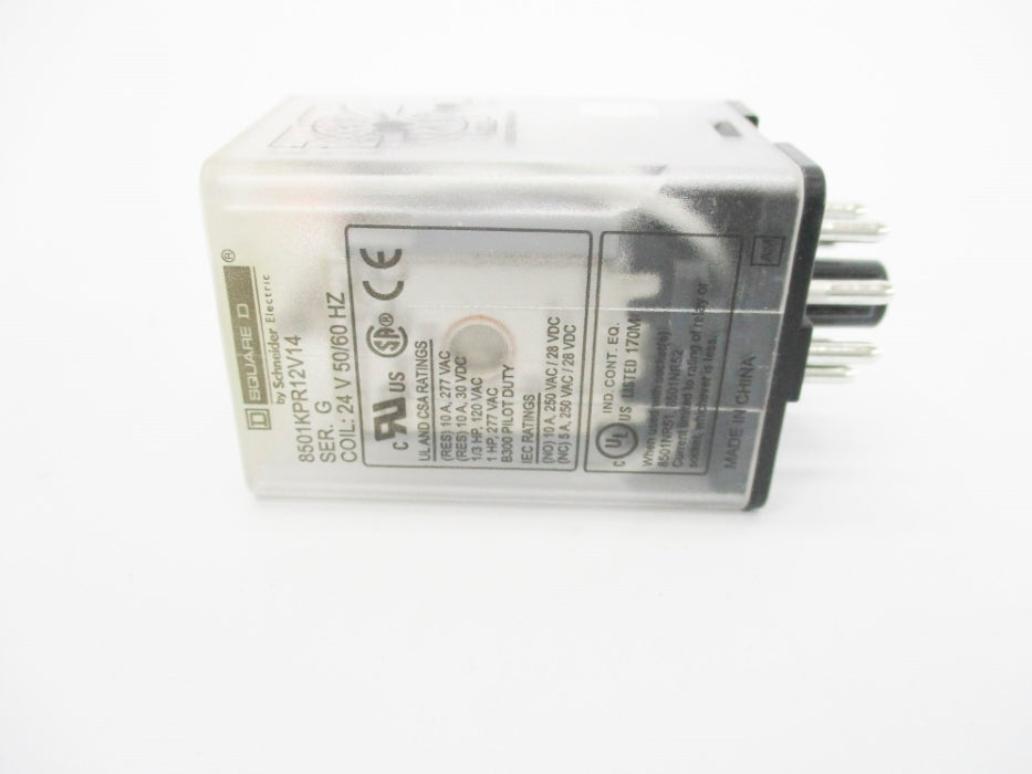 SQUARE D 8501KPR12V14 SER. G 24V 10A UNMP
