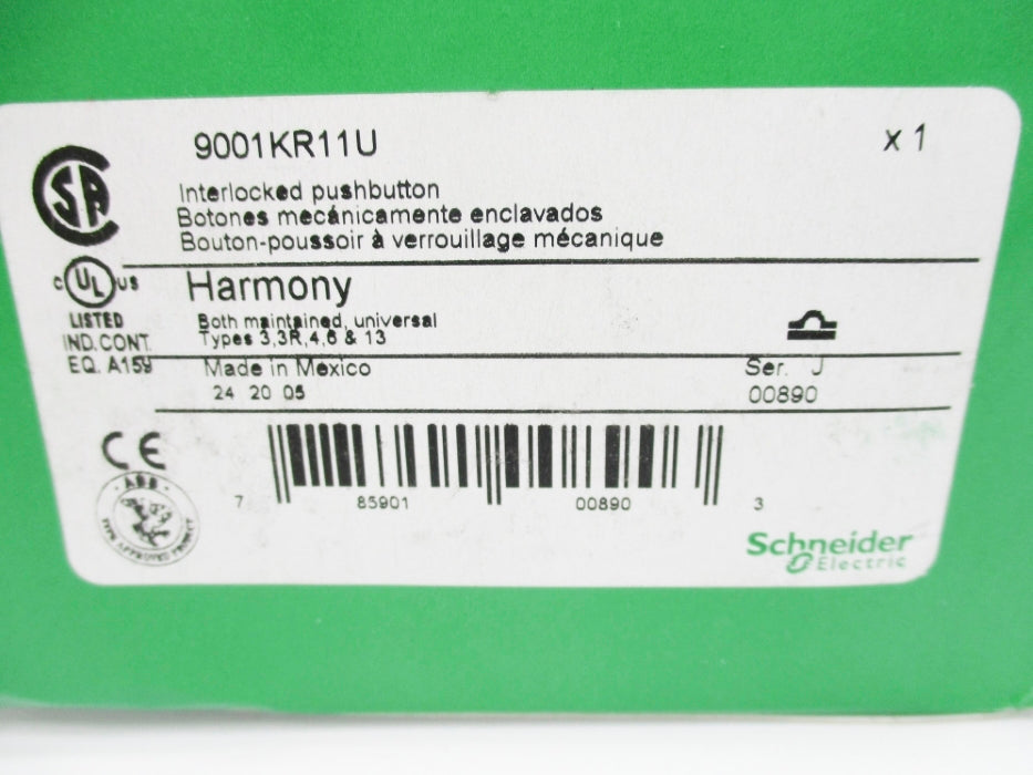 SCHNEIDER ELECTRIC 9001KR11U SER. J NSMP