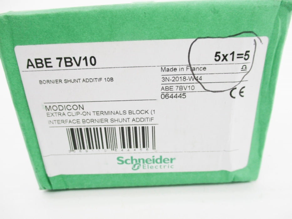 SCHNEIDER ELECTRIC ABE7BV10 (PKG OF 5) NSMP