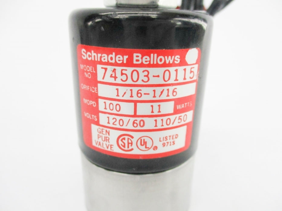 SCHRADER BELLOWS 74503-0115 110/120V NSNP